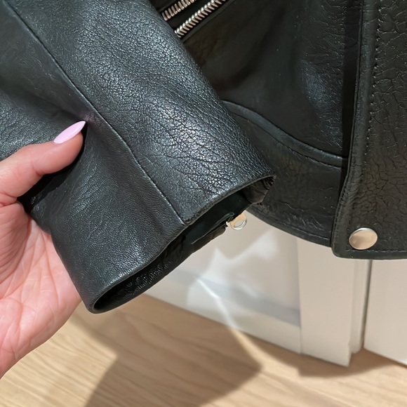 The Kooples Leather Motorcycle Jacket - Picture 4 of 7